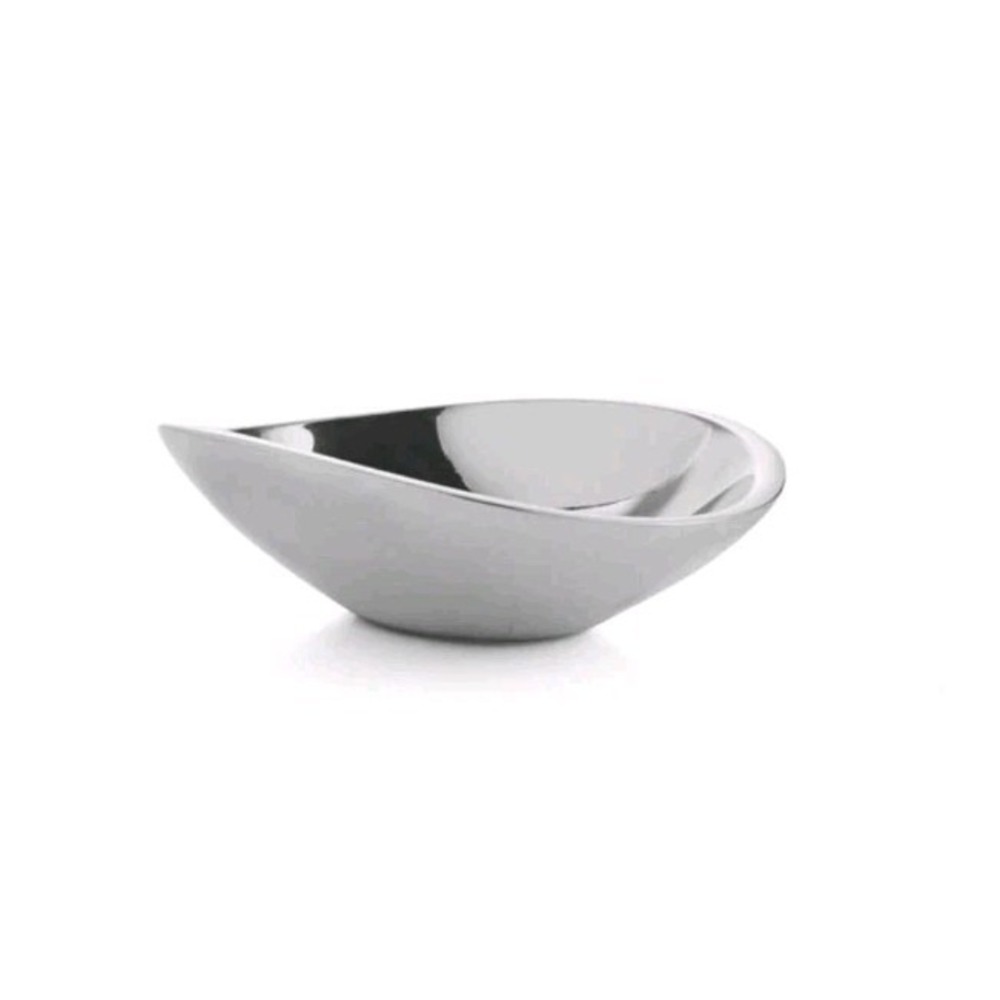 Nambe Mini Butterfly Bowl 5" Metal Alloy Decorative Catchall Dish Silver NEW NIB